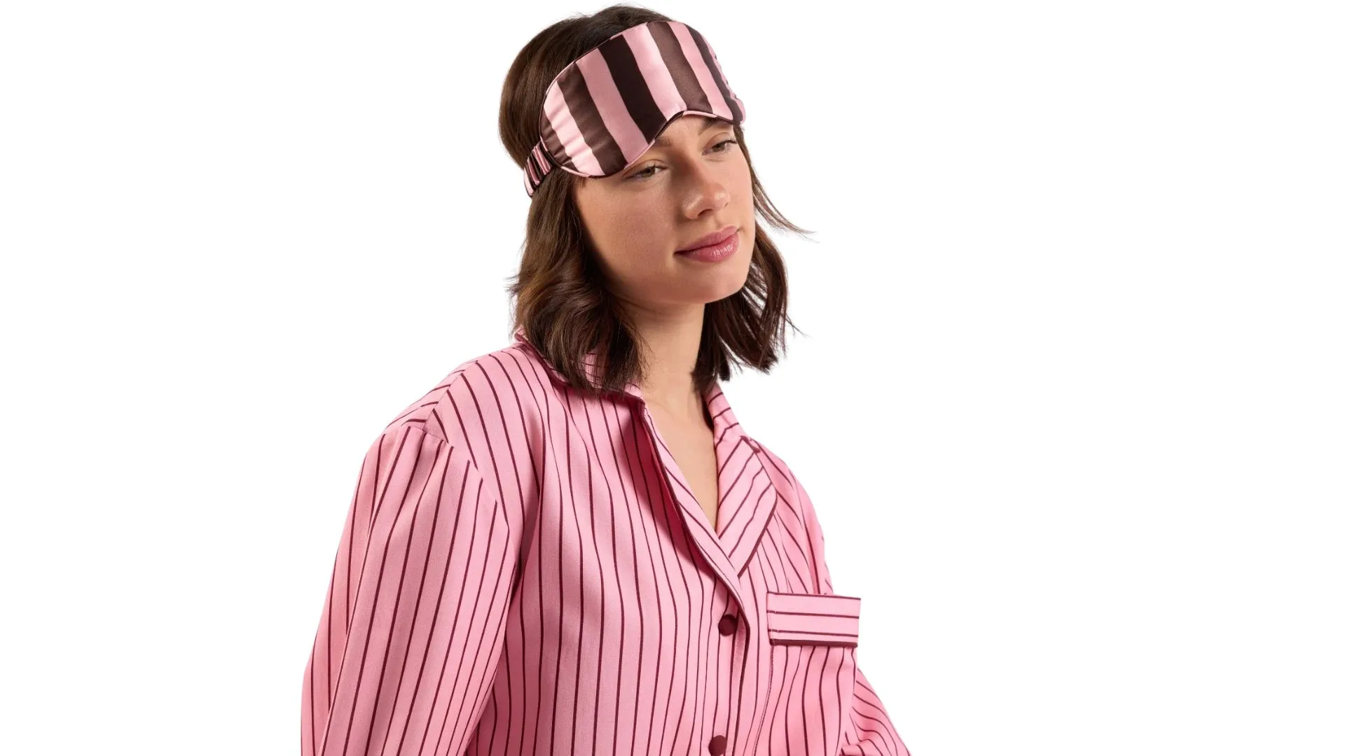 Hommey Silk Eyemask - Rocky Road Stripes