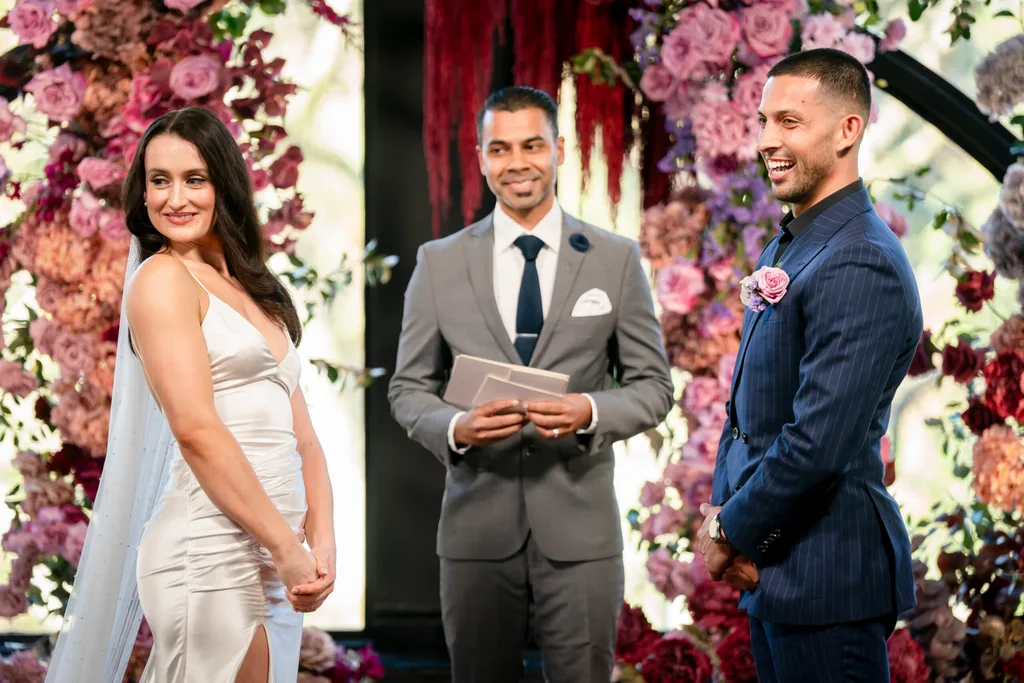 Beth and Teejay on their wedding day on MAFS Australia, are they still together?
