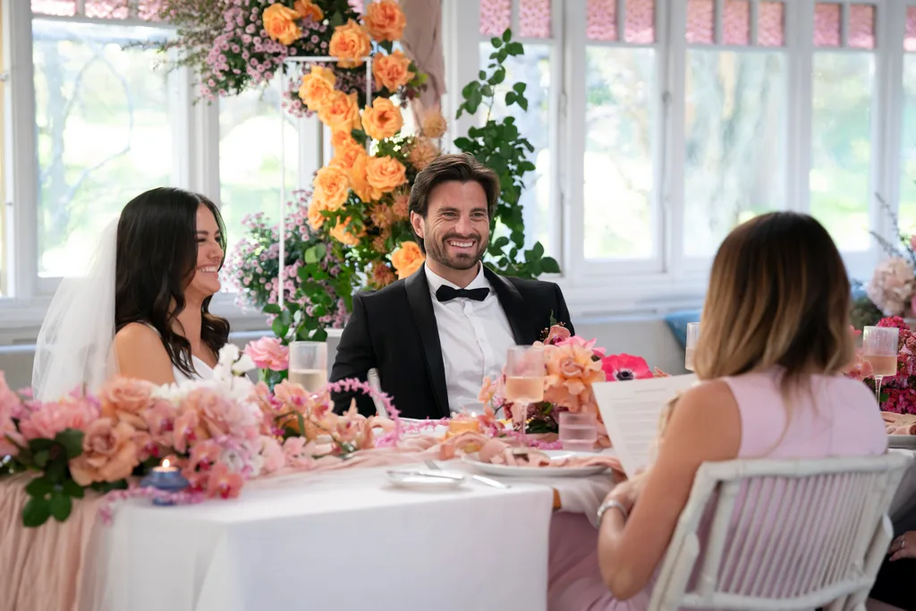 Elio and Veronica on their wedding day at Married and First Sight Australia