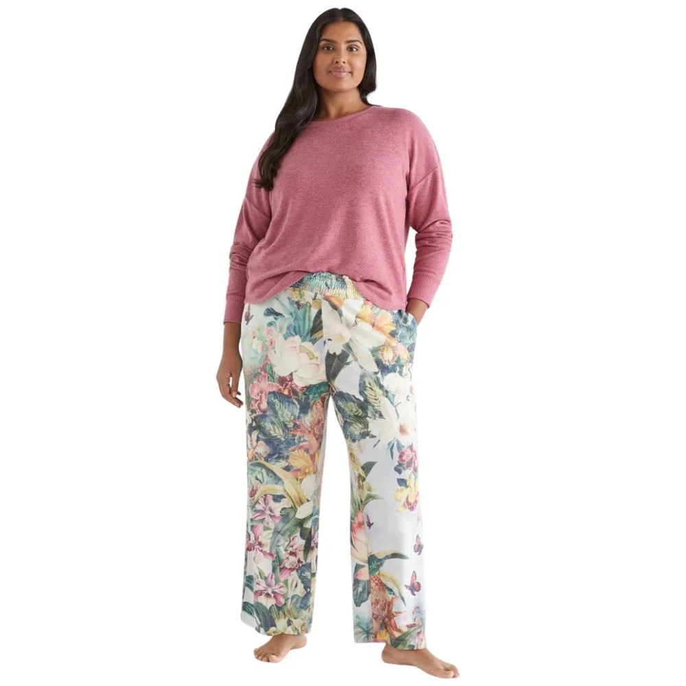 Sussan TROPICAL PARADISE BRUSHED PANT