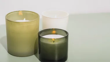 Group of scented candles