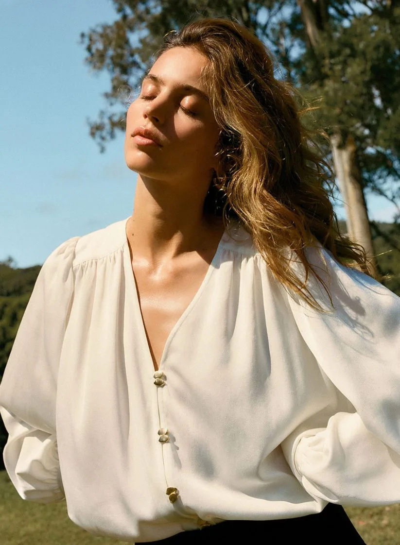 Aje effortless blouse