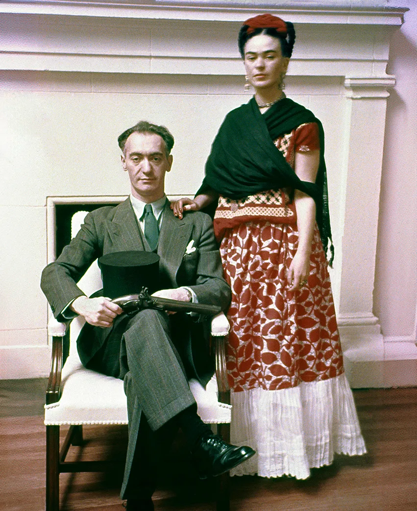 The couple in Nickolas' New York studio. Copyright: Nickolas Muray Archives