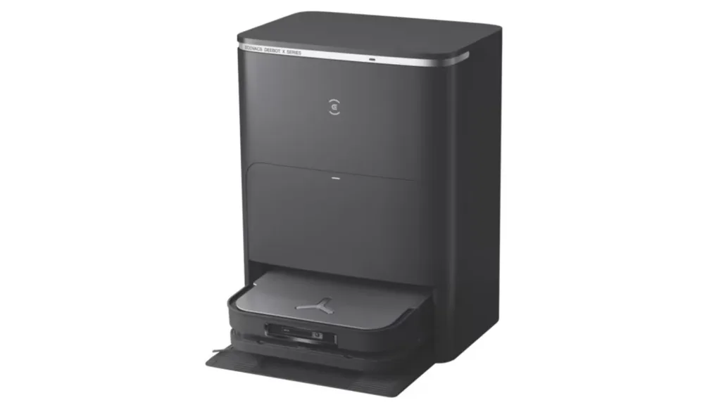 Ecovacs DEEBOT X5 PRO OMNI Robotic Vacuum in black