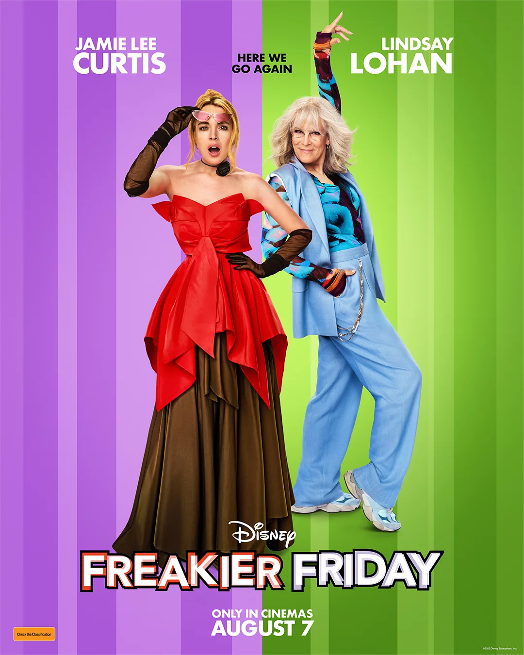 the official poster for freakier friday