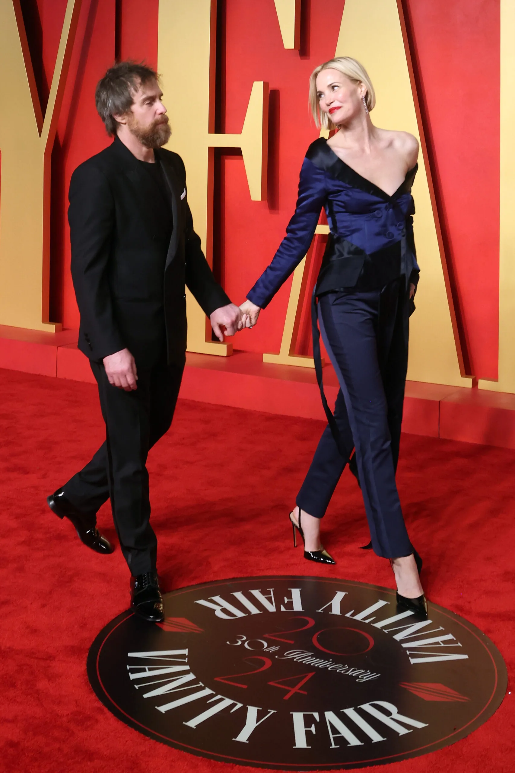 the couple at the 2024 Vanity Fair Oscar Party