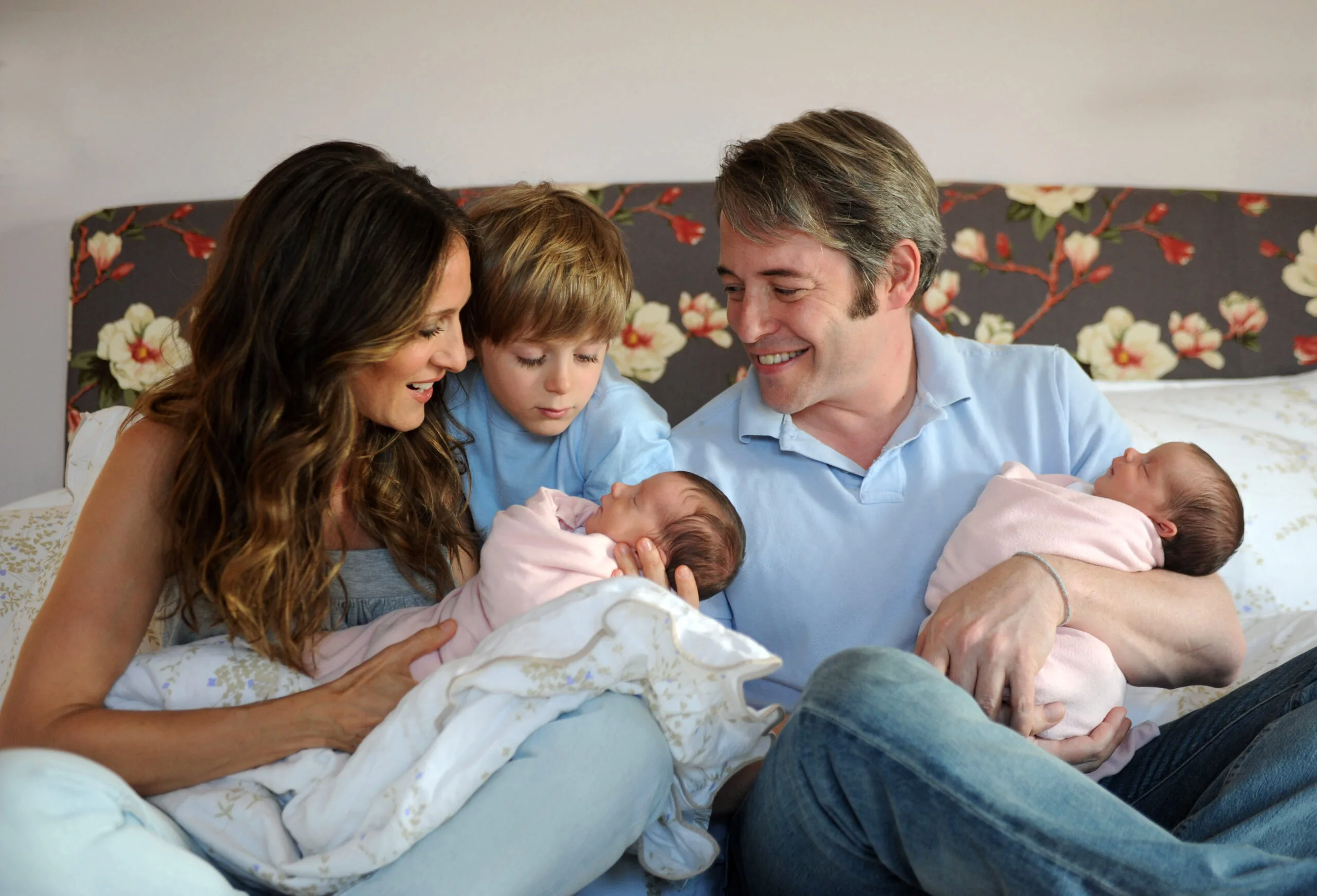 sarah jessica parker, matthew broderick and their three kids