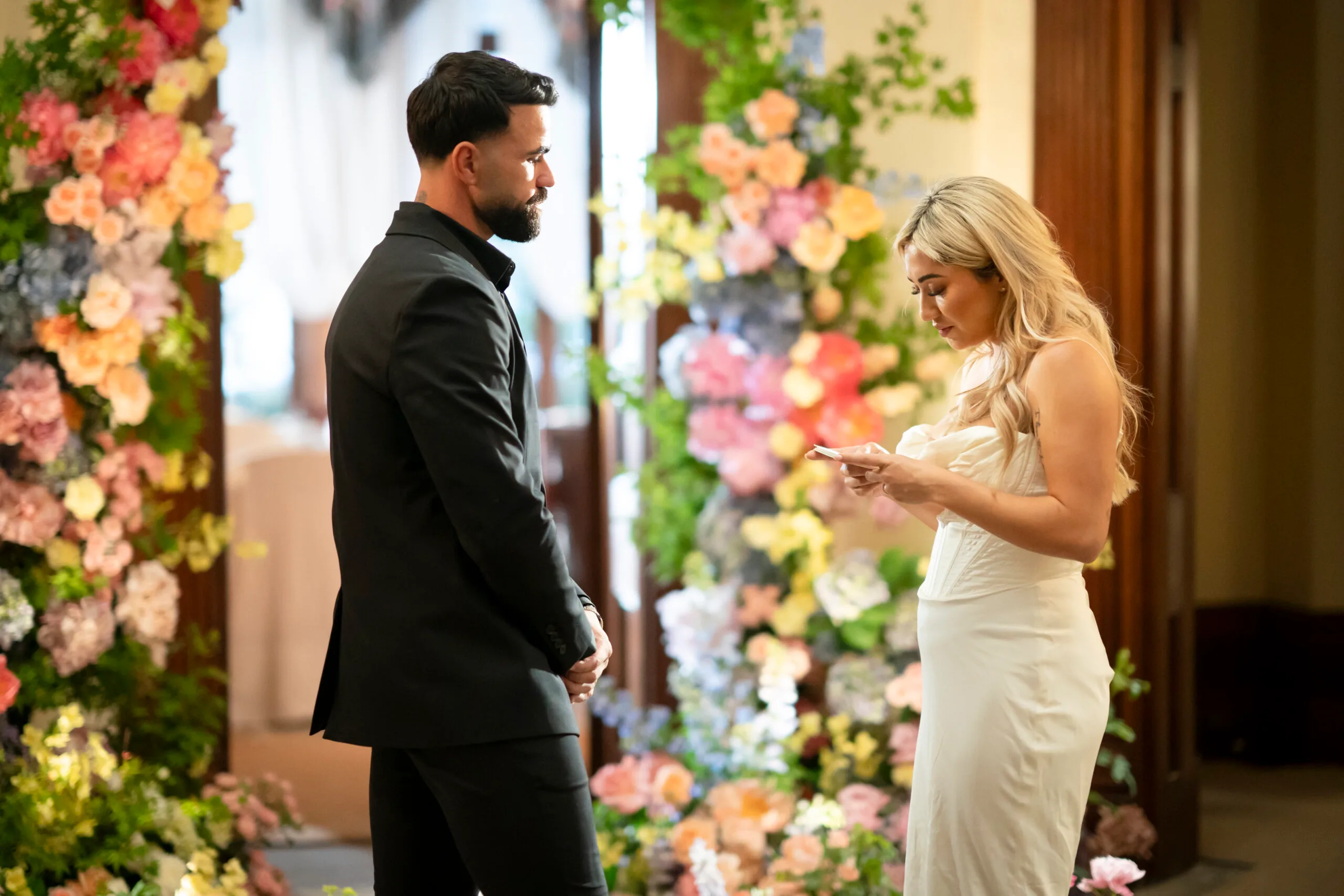 adrian and awhina at their final vows