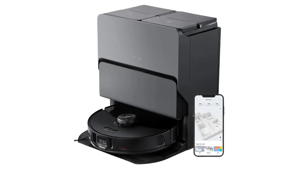 Roborock S8 MaxV Ultra Robotic Vacuum Cleaner - black colour