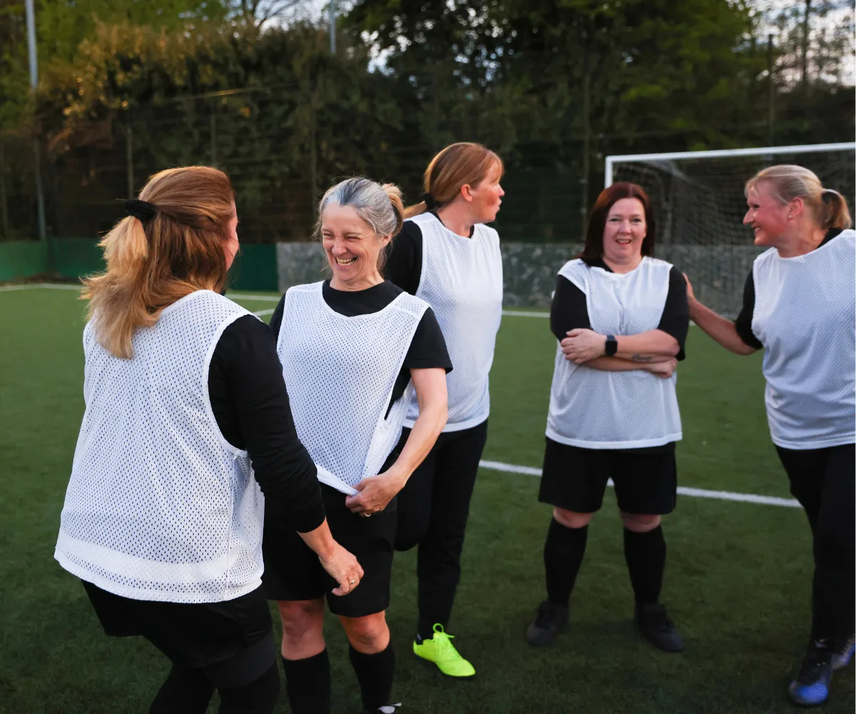 woman playing team sport