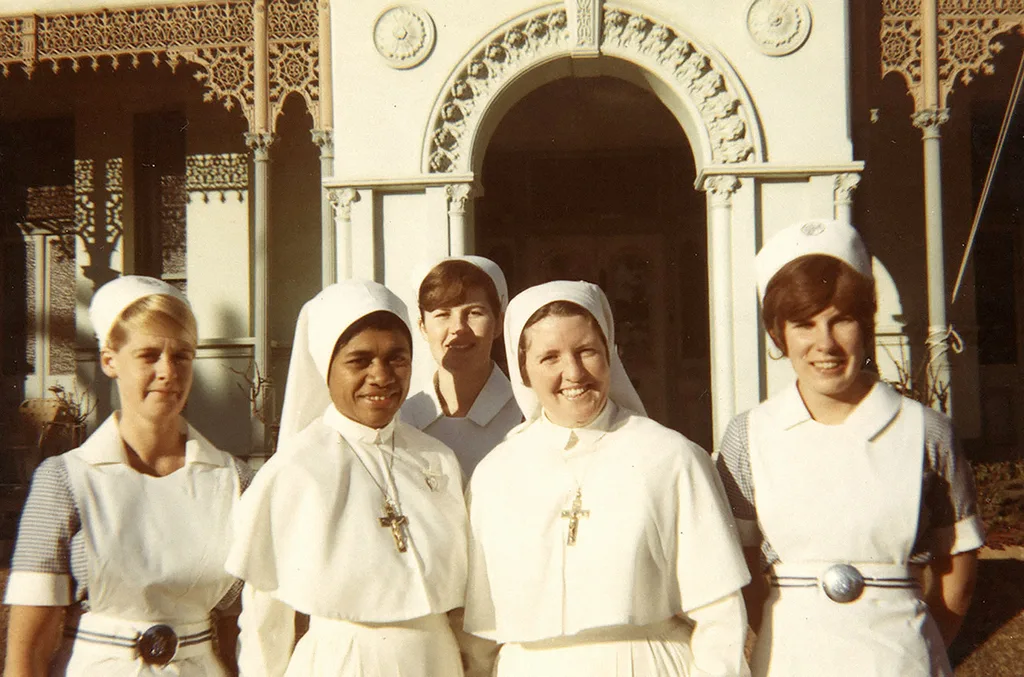 Five St Vincent's nuns including Sister Clare Nolan who worked at Australia's first HIV/AIDS ward.