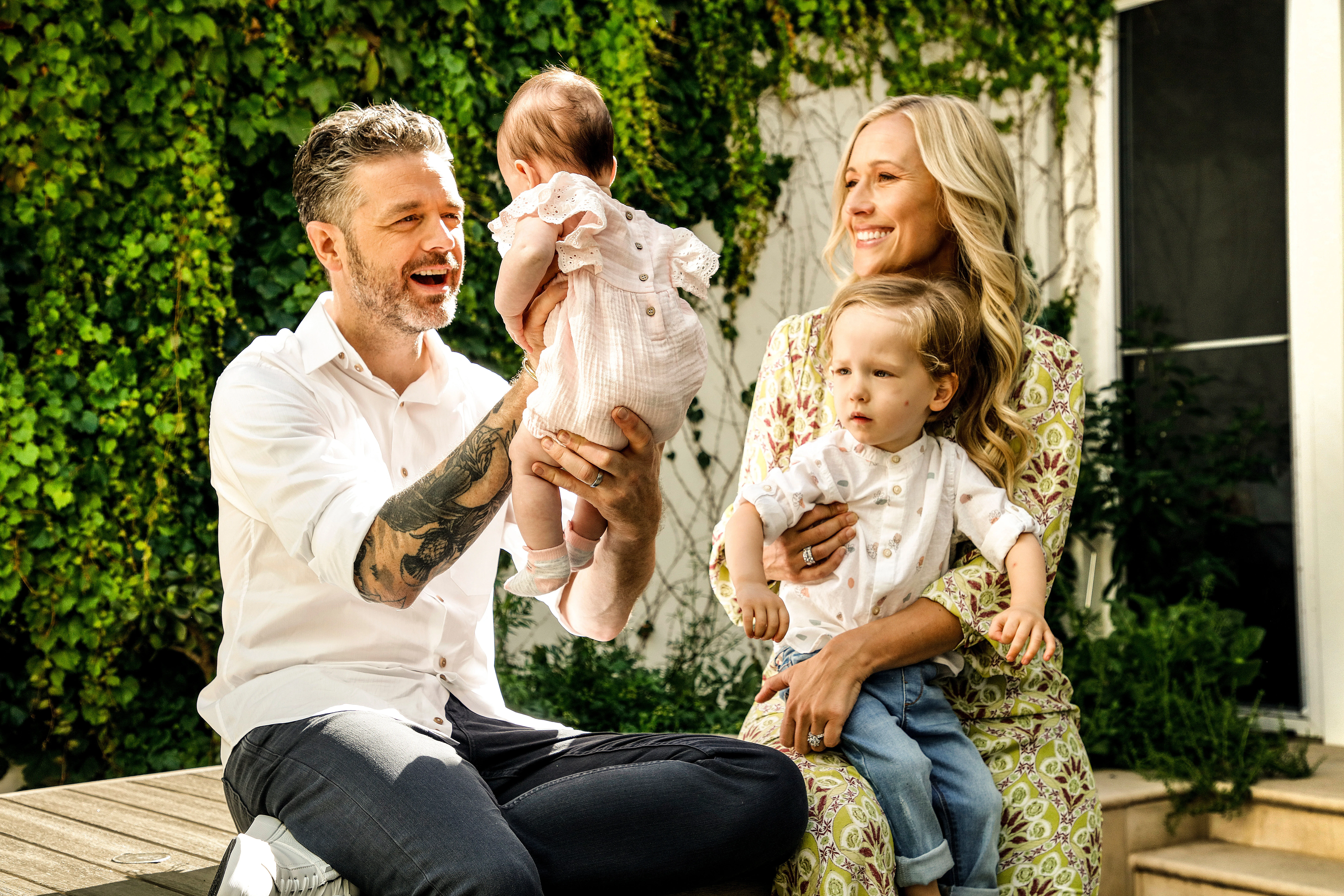 jock and lauren with their two children