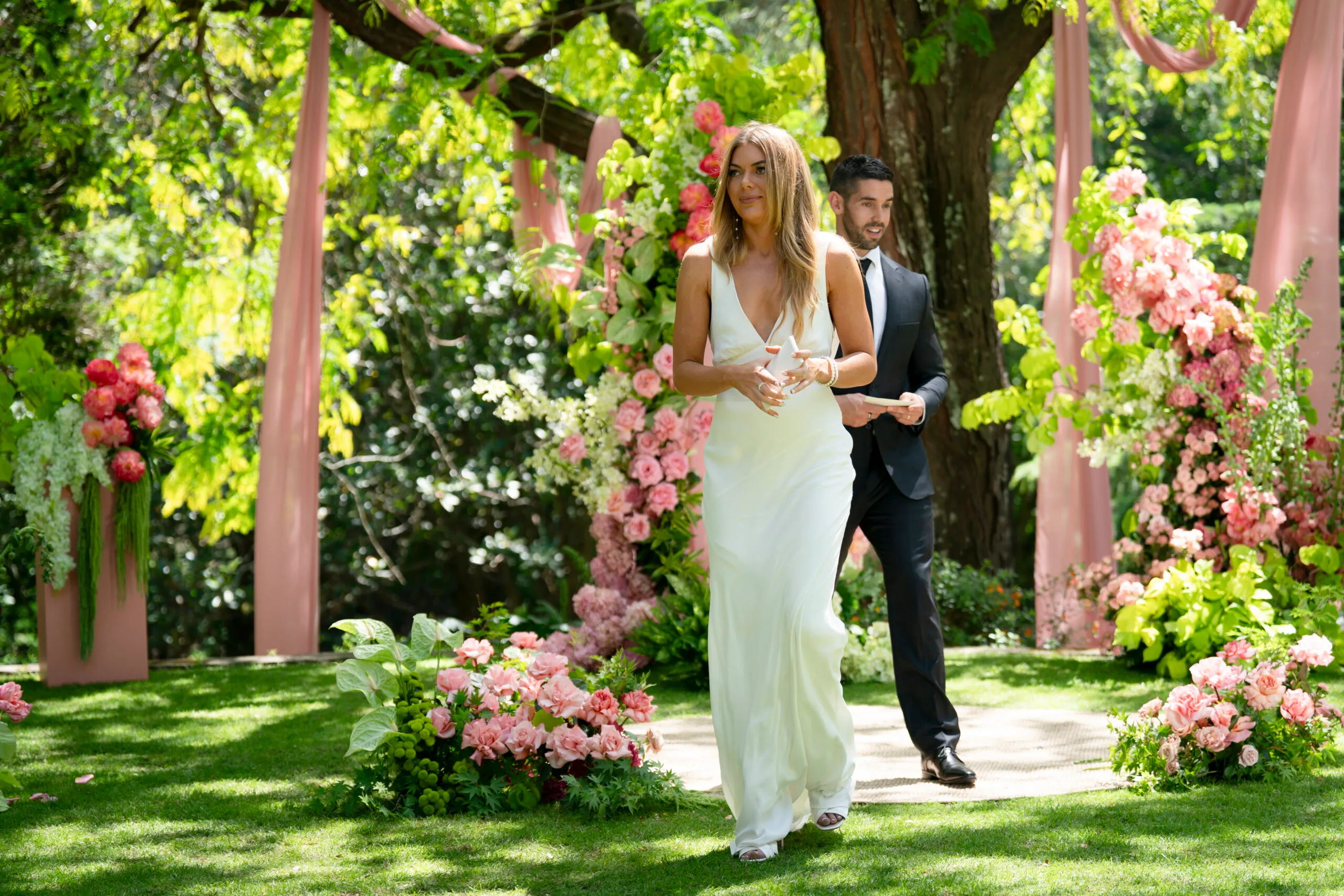 the couple at their final vows