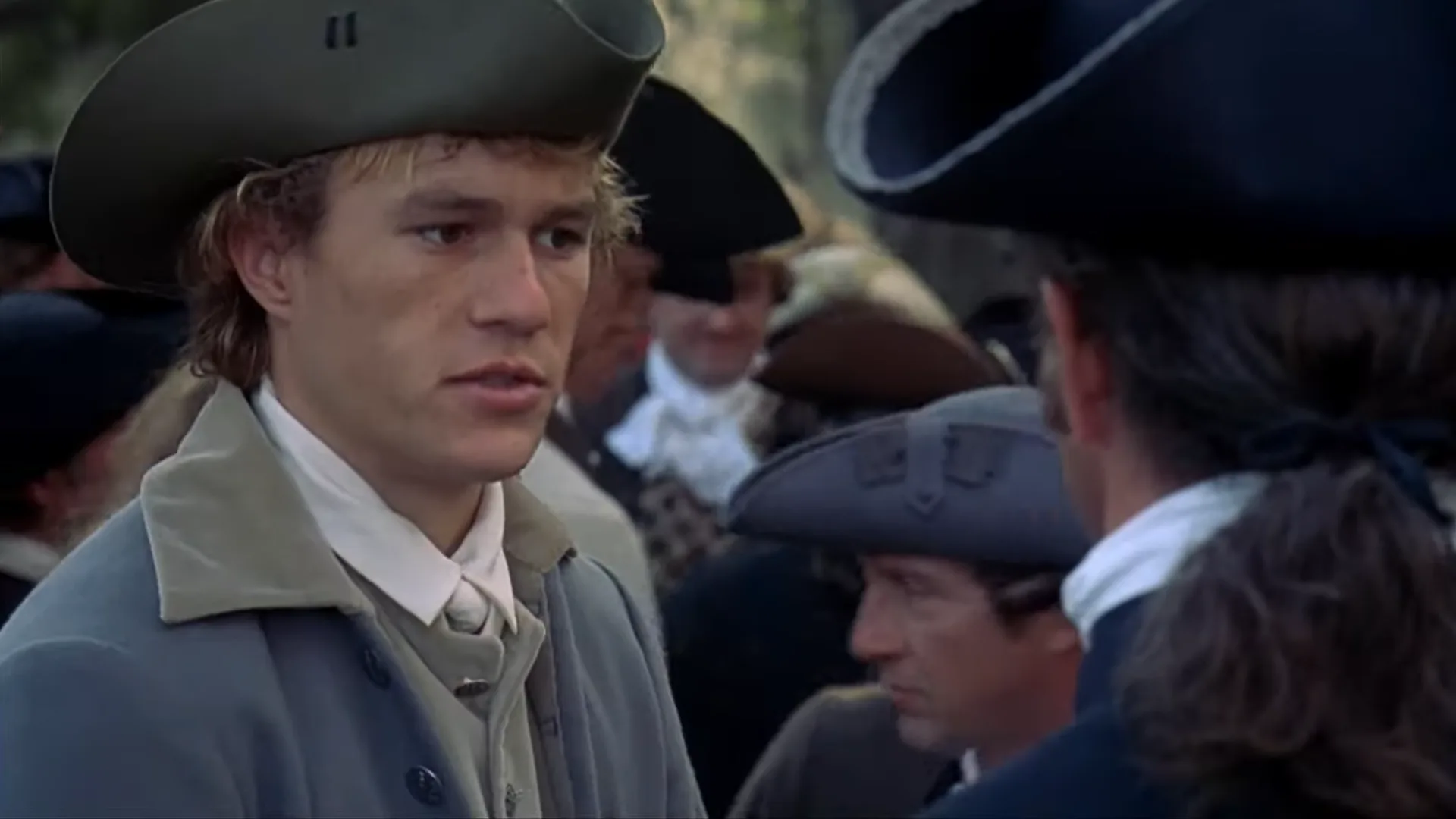 Heath Ledger in The Patrio opposite Mel Gibson