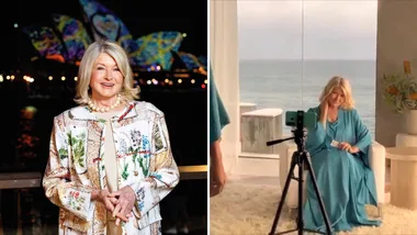 Martha Stewart in beguiling video for secret project