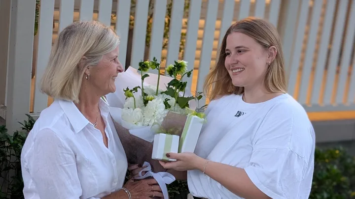 Mother's Day gift giving