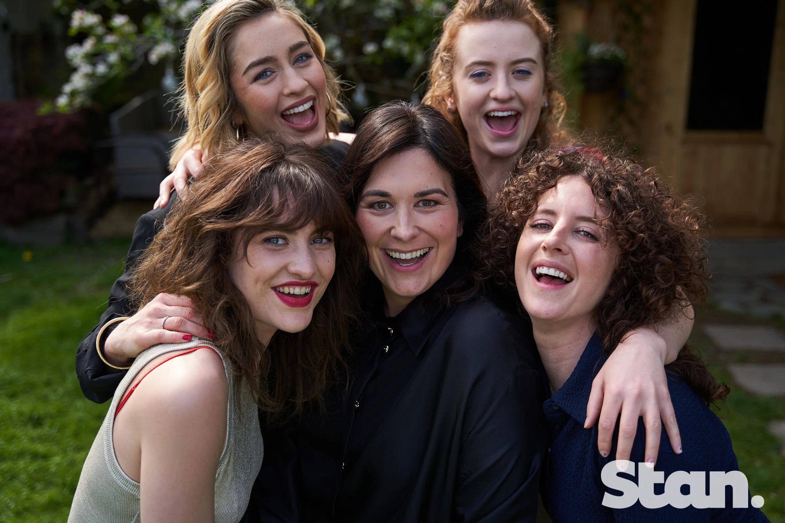 The cast of TV series The Walsh Sisters.