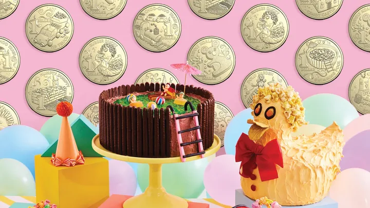 The Australian Women’s Weekly Children’s Birthday Cake Book coins – coming soon!