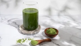Green powder juice