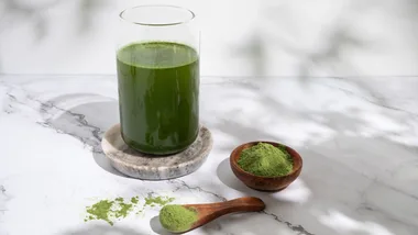 Green powder juice