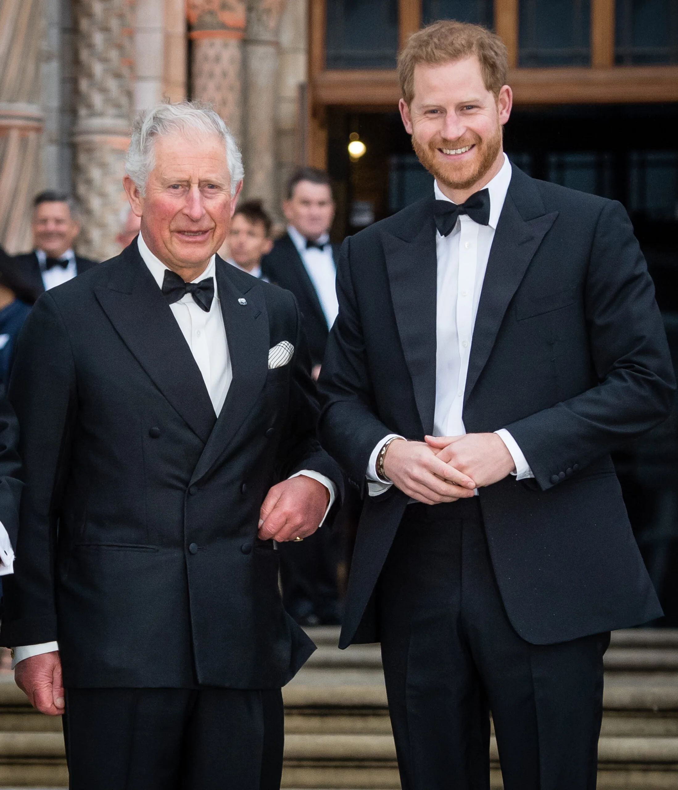 prince harry and king charles circa 2019