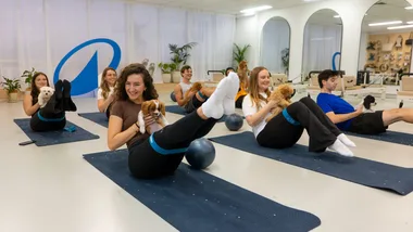 I attended a puppy yoga class, and you should too