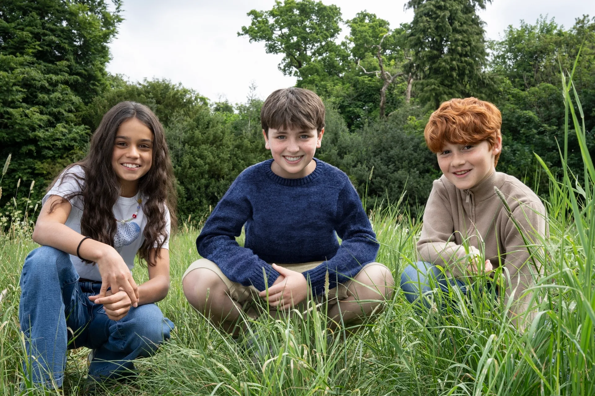 harry potter tv series cast - Dominic McLaughlin, Alastair Stout, and Arabella Stanton