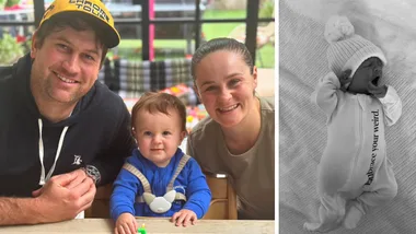 Ash Barty announces arrival of baby girl