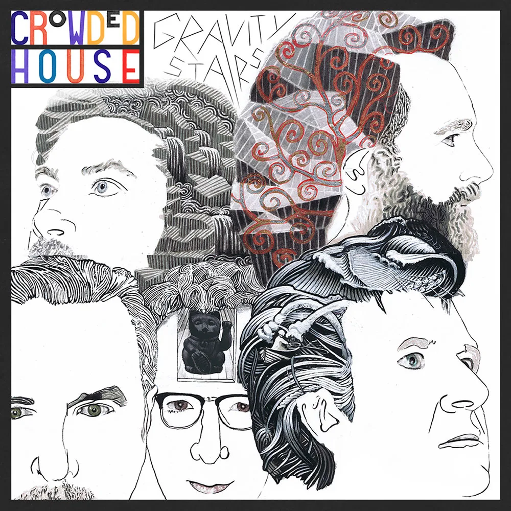 Crowded House album cover for Gravity Stairs