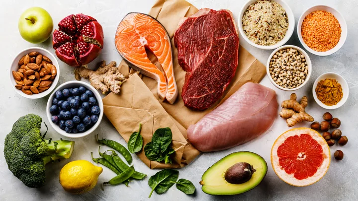 Fresh healthy food diet