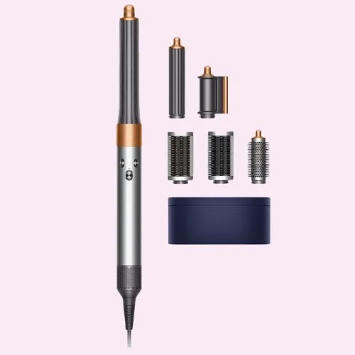 Dyson Airwrap multi-styler​ and dryer Complete Long in bright nickel/rich copper colour