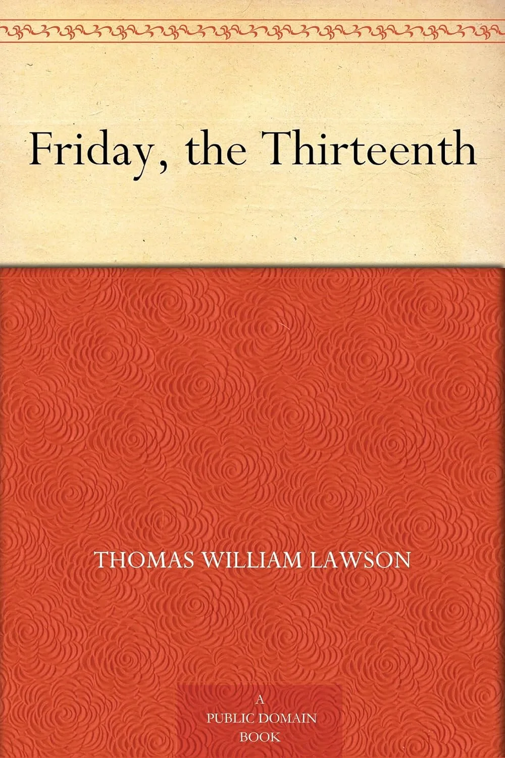 book cover of Friday the Thirteenth by Thomas Lawson