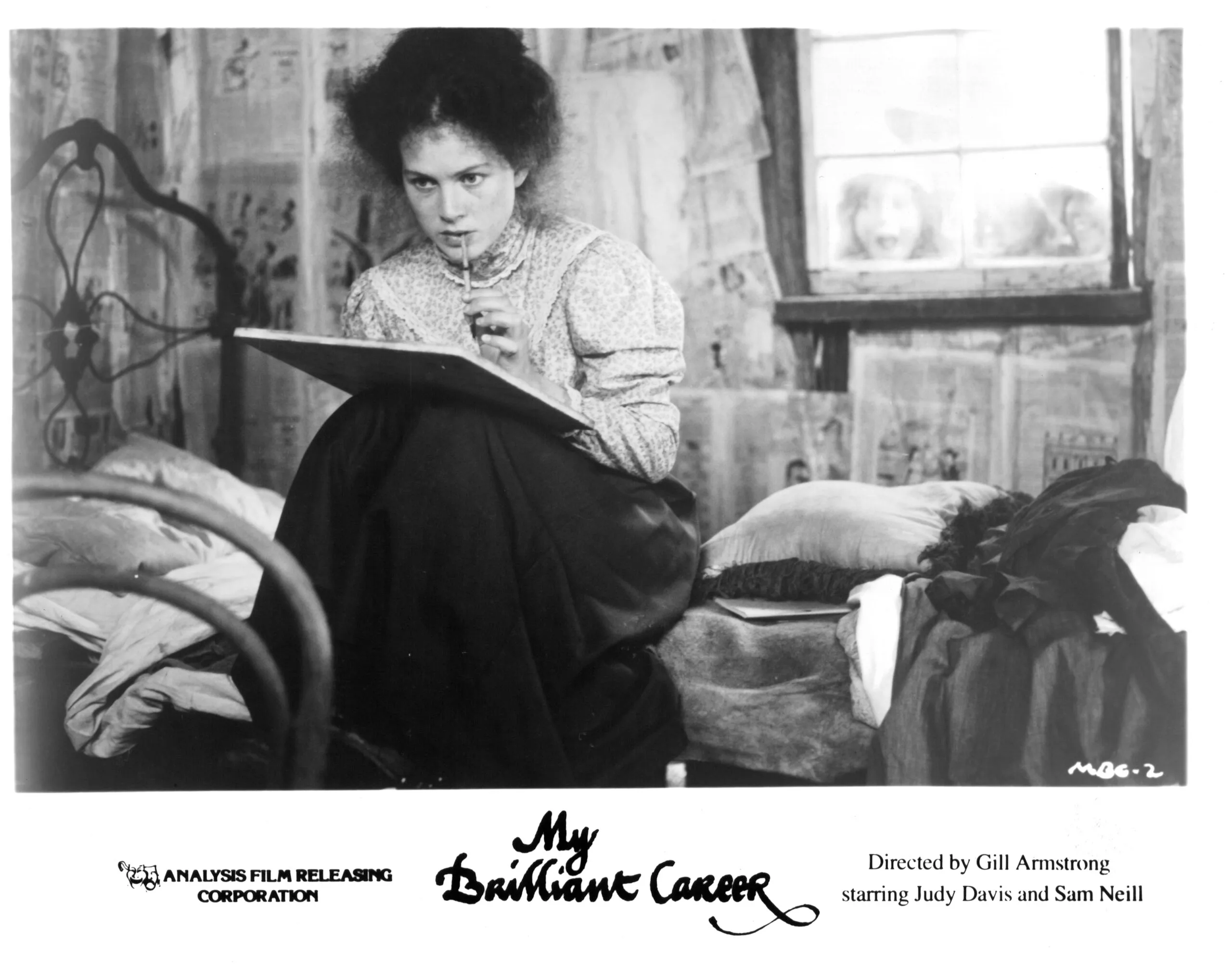 Actress Judy Davis on set of the Analysis Film movie "My Brilliant Career" in 1979. (Photo by Michael Ochs Archives/Getty Images)