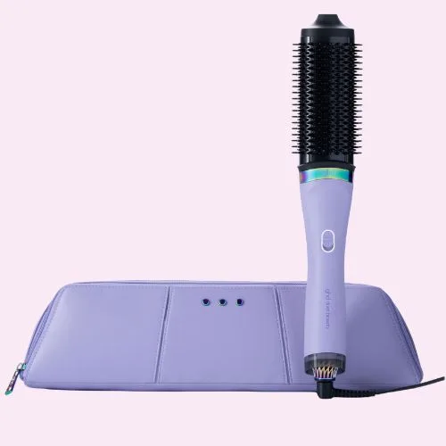ghd Duet Blowdry hair dryer brush in galactic lilac