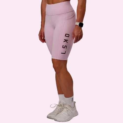 LSKD Rep Ultra High-Rise 9" Short Pockets in pink