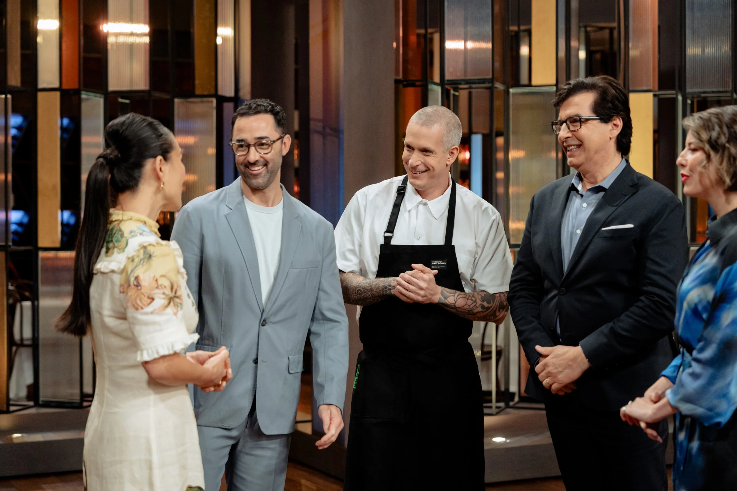 MasterChef: Back to Win episode 24 recap: Andy Cooks is in the kitchen with all the other judges.