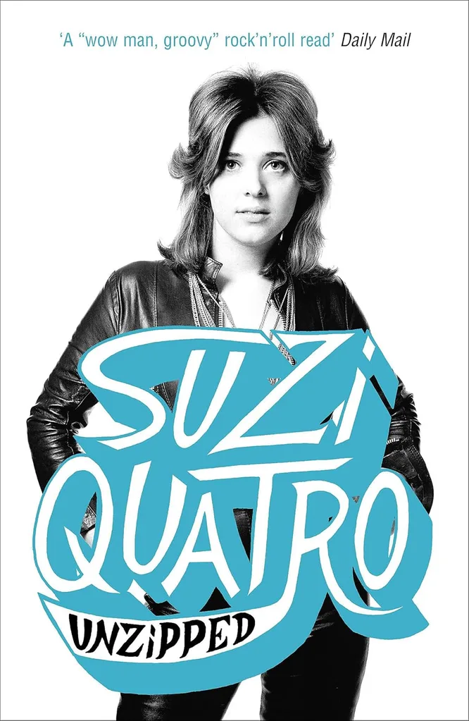 Suzi Quatro unzipped memoir book cover