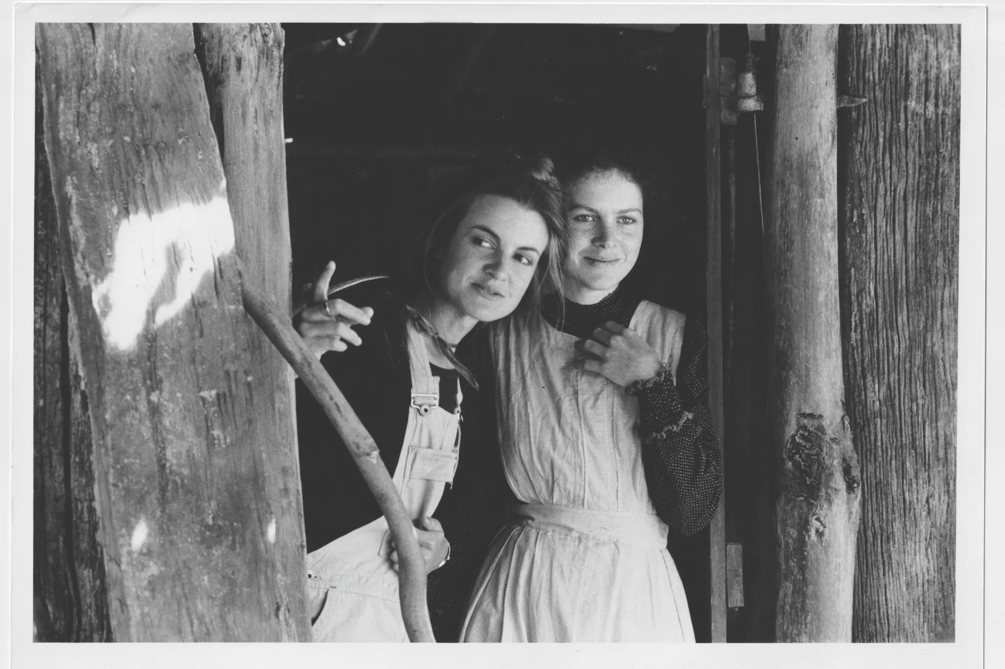 Gillian with leading lady Judy Davis on set. Picture supplied and used with permission.