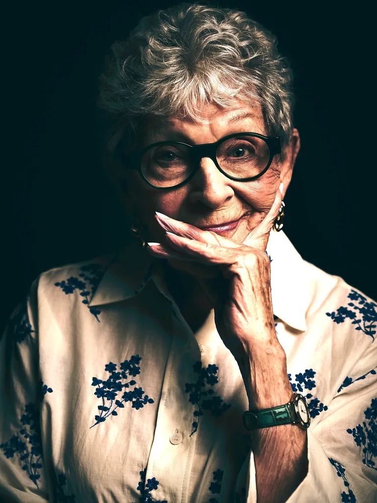 Portrait of Emmie Silbery of Gogglebox Australia fame. The Silbery family confirmed her passing inJuly 2025