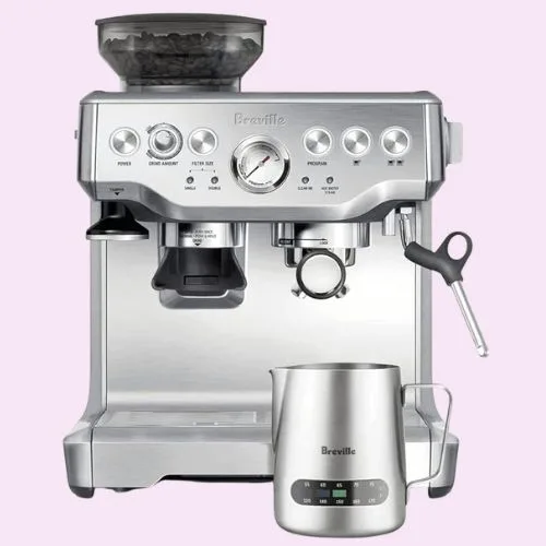 Breville the Barista Express Espresso Machine with Milk Jug Thermal