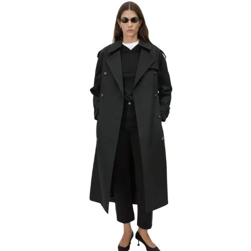 Camilla & Marc Evans Classic Trench Coat - black