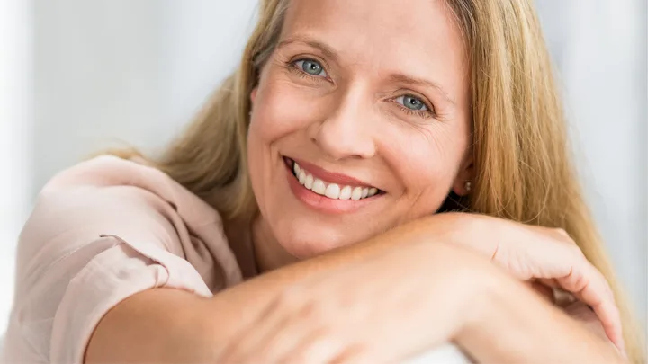 Mature woman smiling