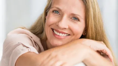 Mature woman smiling