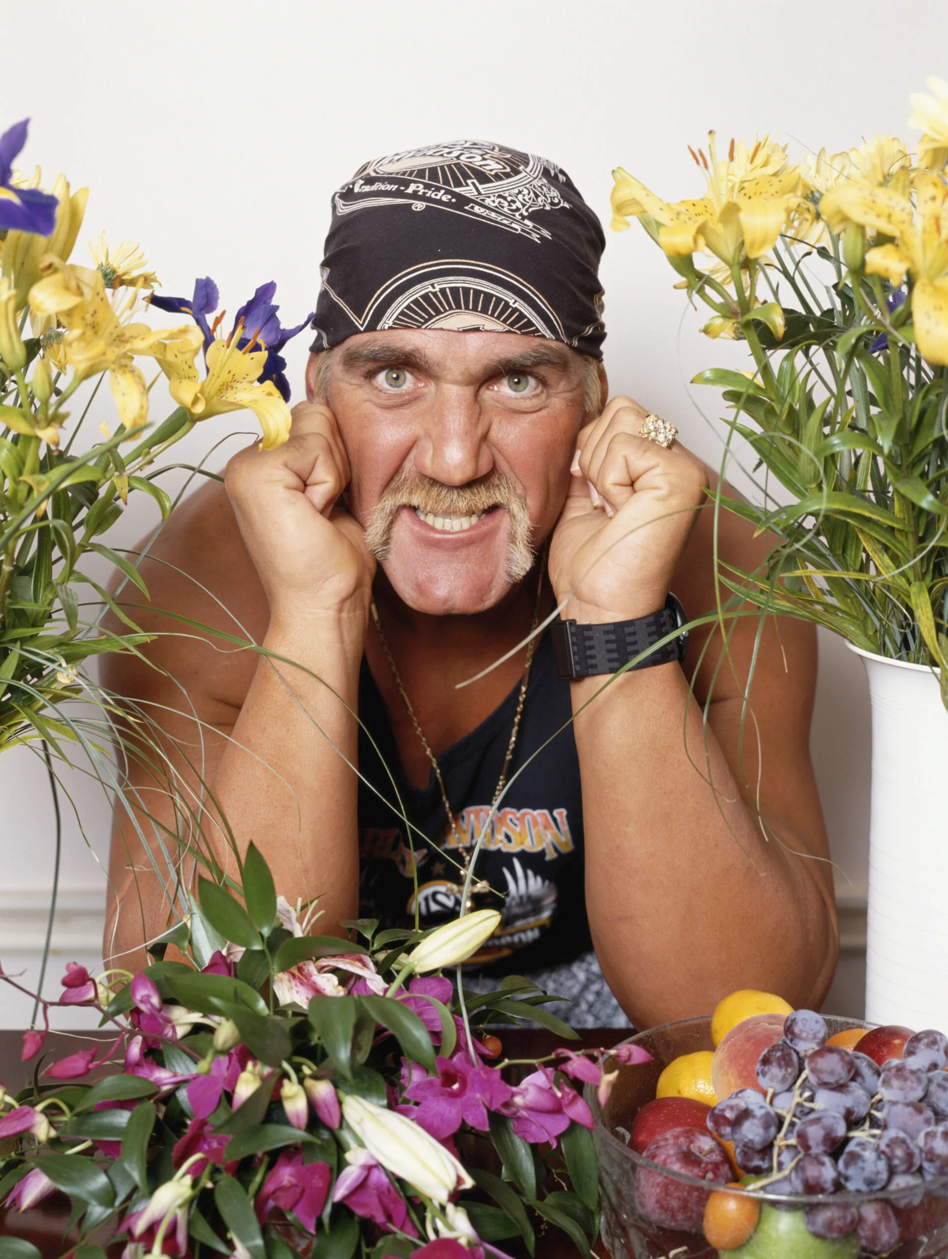 American actor and wrestler Hulk Hogan, circa 2000. (Photo by Tim Roney/Getty Images)