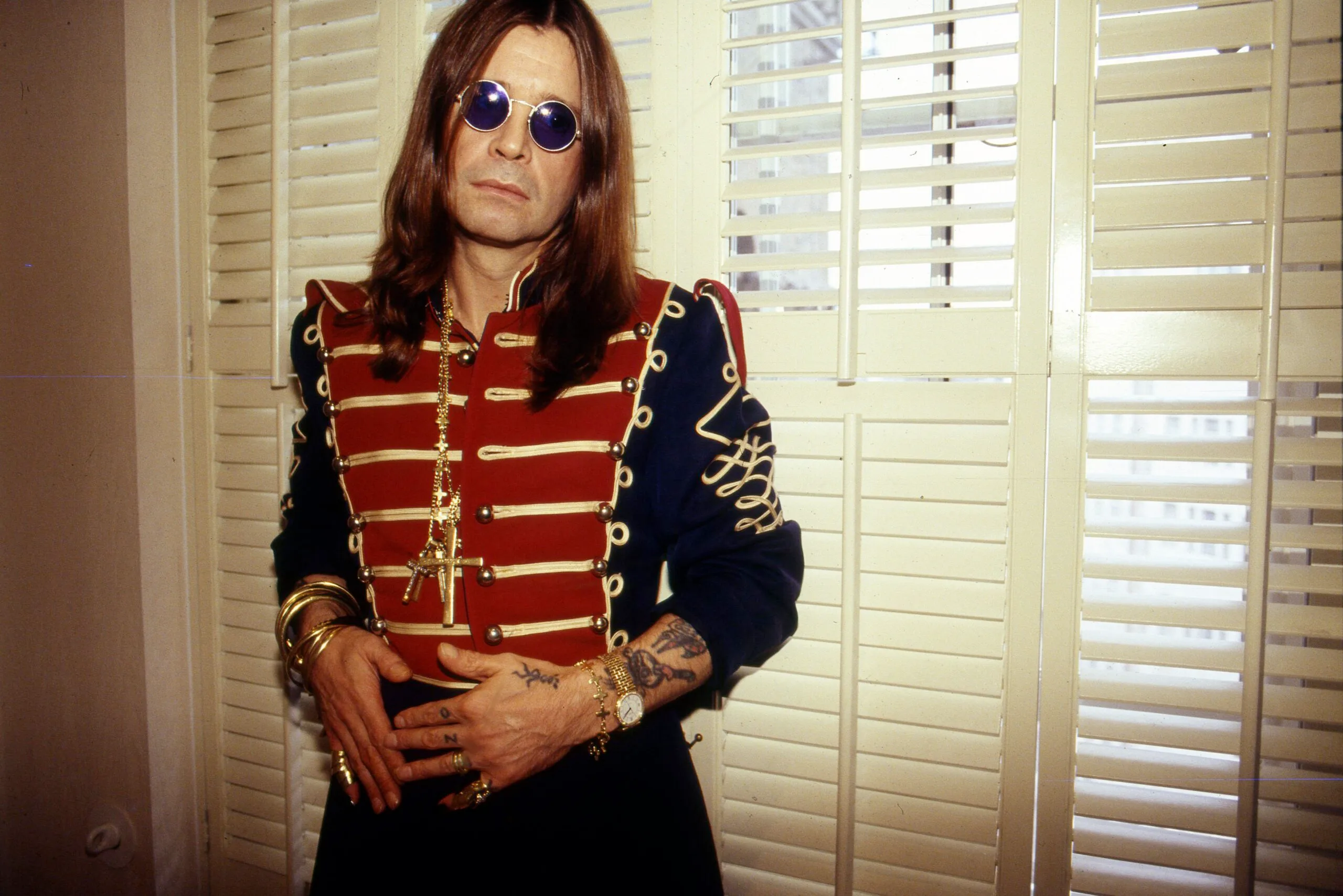 Ozzy Osbourne, portrait, London , United Kingdom, 1991. (Photo by Martyn Goodacre/Getty Images)