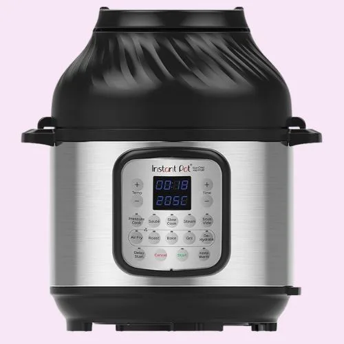 Instant Pot Duo Crisp + Air Fryer 11-in-1 Multicooker, 8L - Pressure Cooker, Air Fryer, Slow Cooker, Steamer, Sous Vide Machine, Dehydrator with Grill, Food Warmer and Baking Functions
