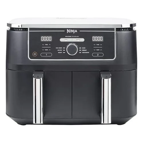 Ninja Foodi Max XXXL Dual Zone Air Fryer, 2 Basket Airfryer, 9.5L Extra Large Drawer Capacity