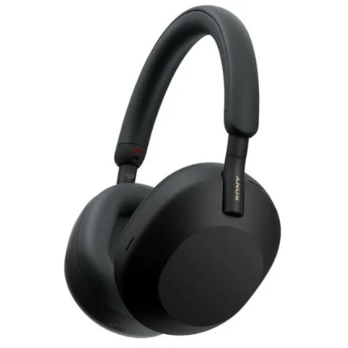 Sony WH-1000XM5 SA Premium Noise Cancelling Wireless Over-Ear Headphones with Soft Case - Black