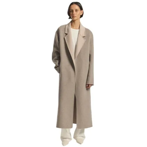 Viktoria & Woods ringleader wool coat - mink/ivory