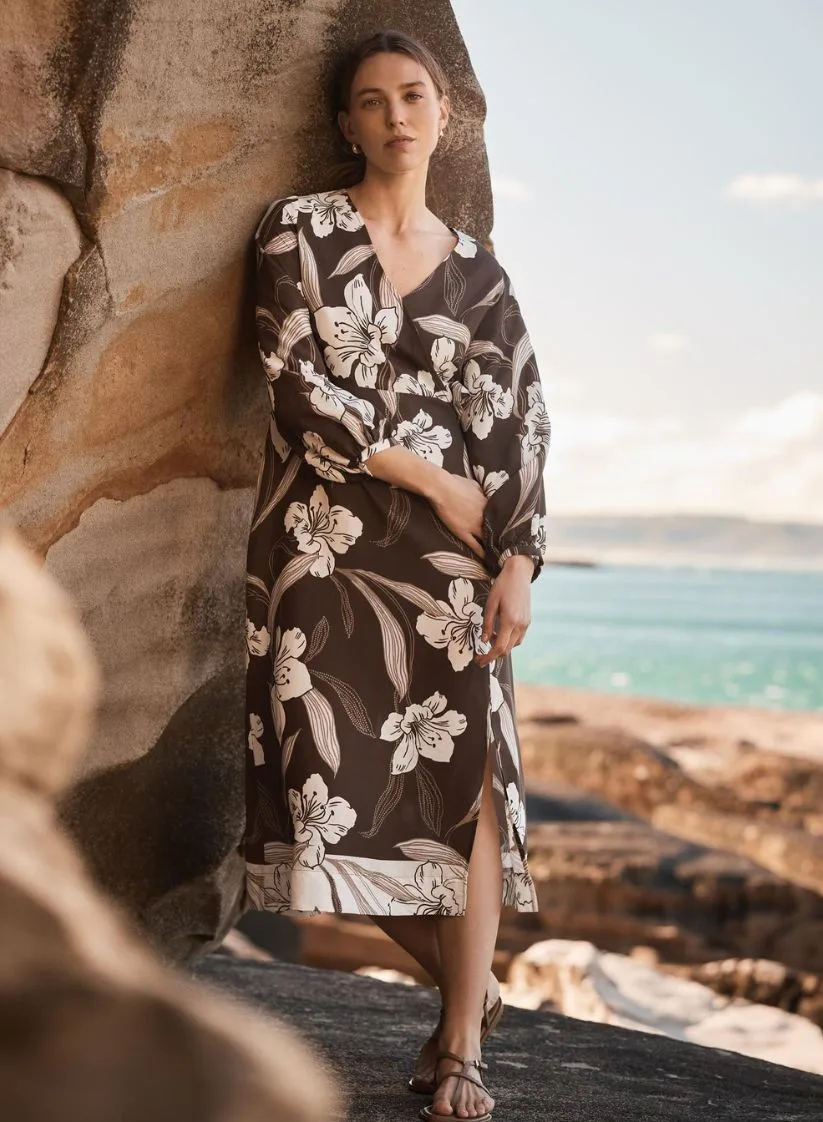 Yarra Trail Fiore print dress